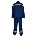 Cotton flame retardant reflective tape suit